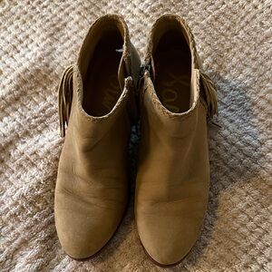 Sam Edelman Tan Ankle Boots